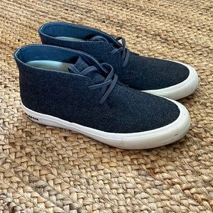 Seavees size 10 gray wool high top sneaker